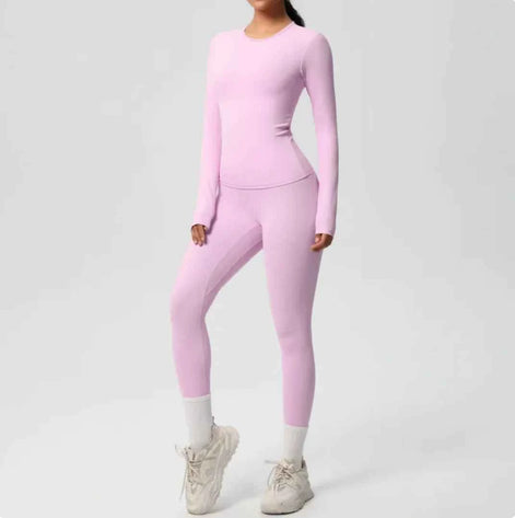 Premium Double-Sided Yoga Suit – Seamless, Stretch & Comfort