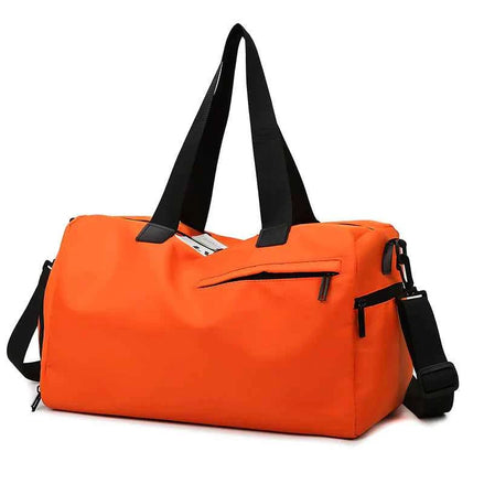 Waterproof Sports Gym Bag – Large Capacity Travel Duffel with Wet Pocket & Shoe Compartment