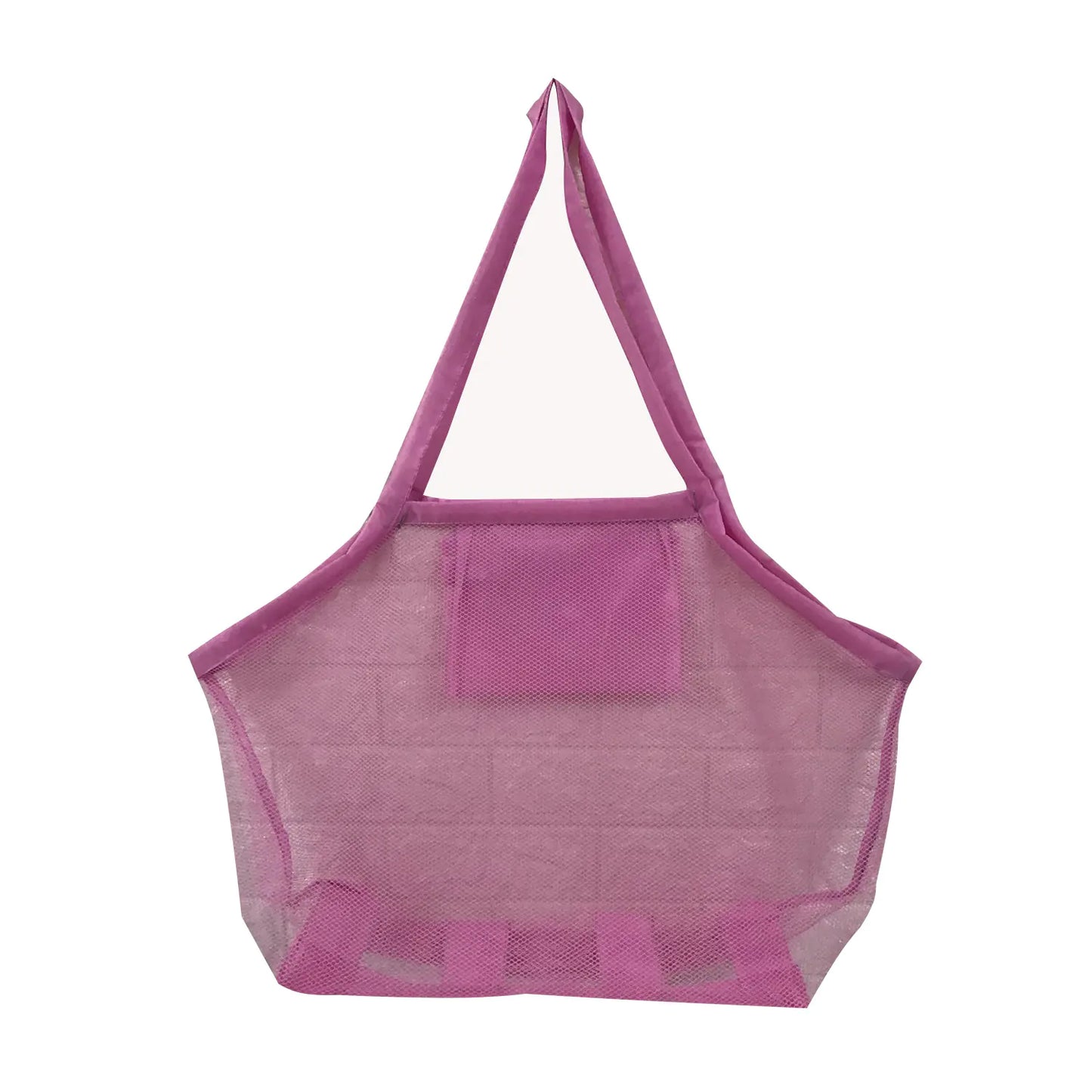 Summer Portable Mesh Beach Bag – Lightweight Toy & Shell Organizer for Kids
