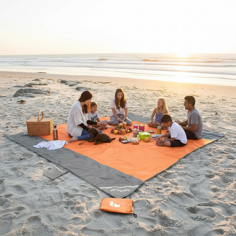 Covacure Extra Large Beach Blanket - Waterproof & Sandproof