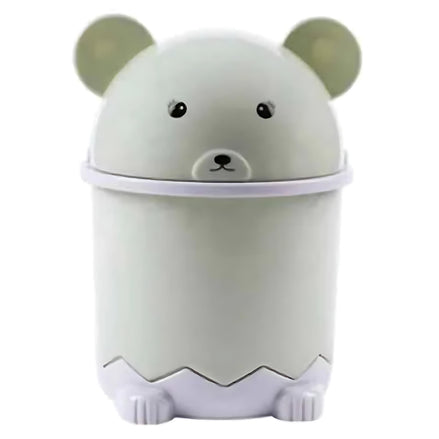 Panda Flip-Top Mini Trash Can | Cute Desktop Bin for Bathroom & Office