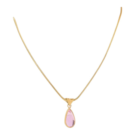 Blue Ocean Drop Necklace - Serene Teardrop Pendant for Women by Wave & Hang