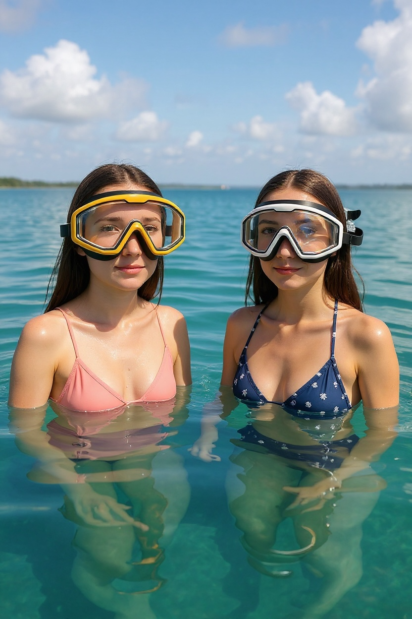 VOSOIR Kids Swim Goggles With Anti Fog UV Protection No Leak Panoramic View For Ages 2 To 14 Adjustable Silicone Seals by Wave & Hang