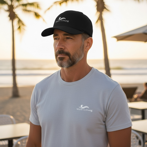 Wave and Hang 5 Panel Mid-Profile Baseball Cap | Otto Cap 31-069 by Wave & Hang