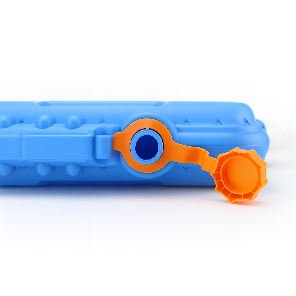 Water Gun Blaster With 4 Nozzles High Pressure Soaker 1150ml Large Capacity For Pool And Beach Fun by Wave & Hang