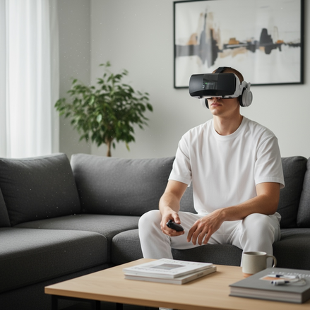 3D VR Smart Glasses – Immersive Reality for iPhone & Android by Wave & Hang