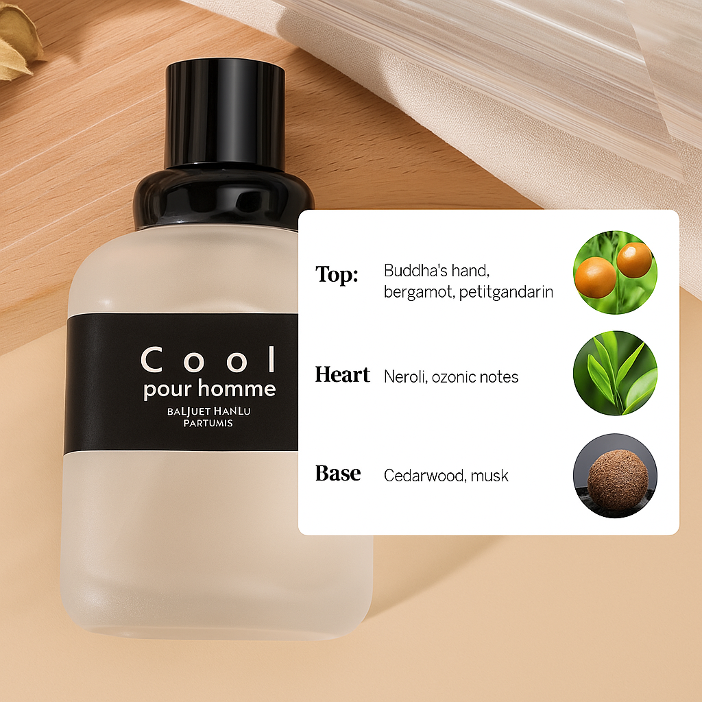 New Gentleman’s Ocean Fragrance for Men | Fresh Long-Lasting 50ml Perfume by Wave & Hang