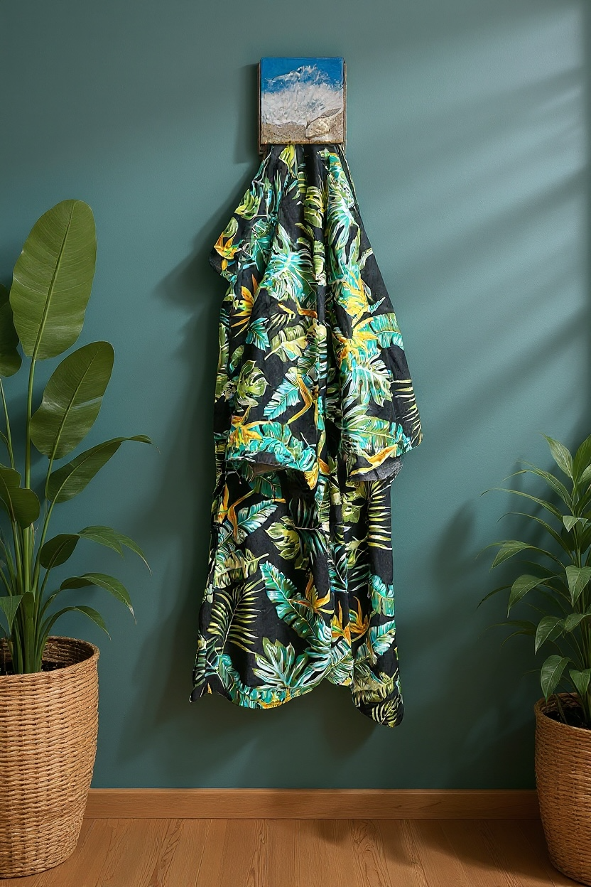 Wave & Hang™ Ocean Towel Hook – Handmade Resin & Exotic Wood Marble Holder by Wave & Hang