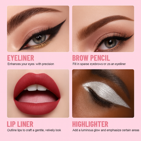 4-in-1 Makeup Pen: Effortless Touch-Ups for Busy Women by Wave & Hang