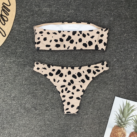 Bold Animal Print Bikini for Confident Beach Days - S-XL by Wave & Hang