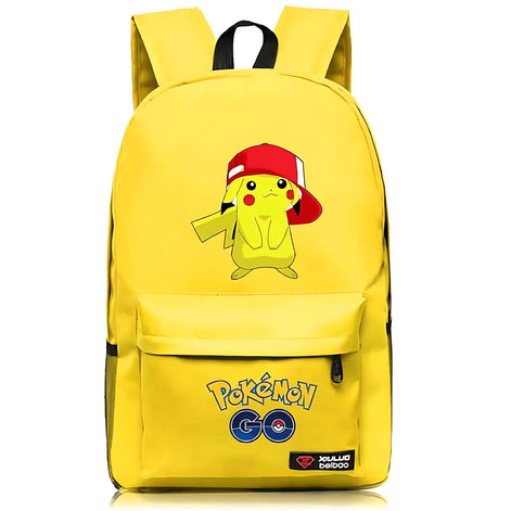 Pokémon Pikachu Backpack – Anime Style School Bag for Students & Fans (Unisex) by Wave & Hang