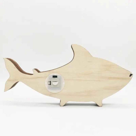 Wooden Fish Carving – Creative Ocean Art Desktop & Shelf Decor