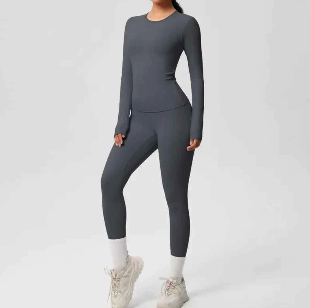 Premium Double-Sided Yoga Suit – Seamless, Stretch & Comfort