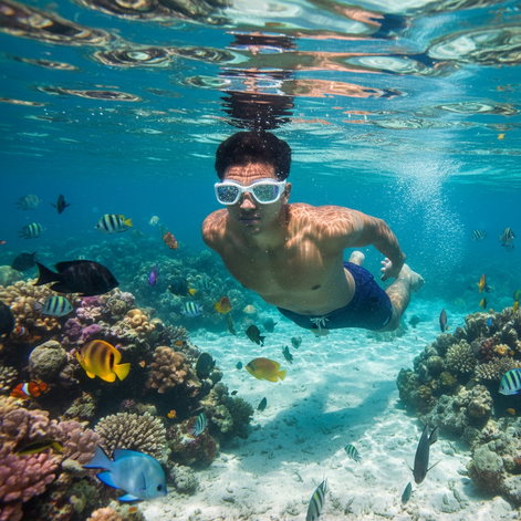 Zeligerstar Polarized Swimming Goggles Anti Fog UV Protection Panoramic Vision For Men And Women by Wave & Hang