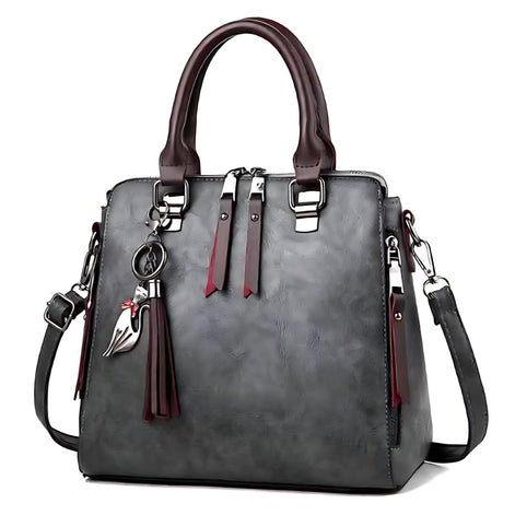 Charming Cat Tote Bag – Stylish PU Leather Purse for Women by Wave & Hang