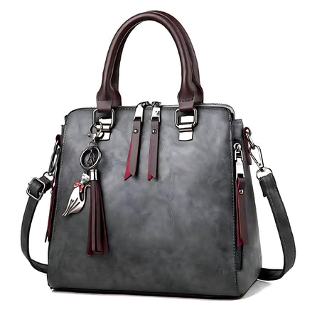 Charming Cat Tote Bag – Stylish PU Leather Purse for Women by Wave & Hang