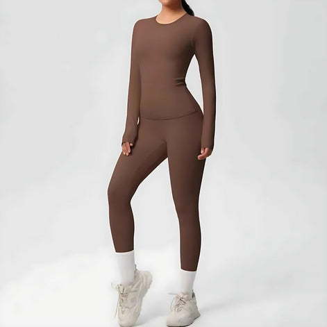 Premium Double-Sided Yoga Suit – Seamless, Stretch & Comfort by Wave & Hang