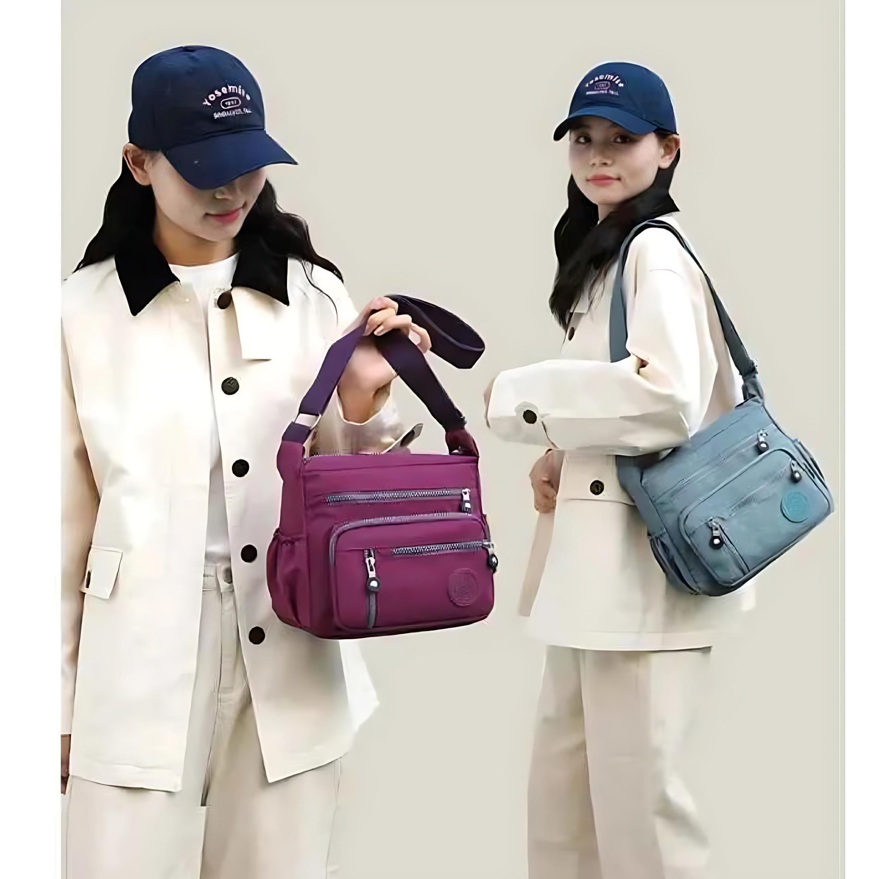 Nylon Crossbody Bag – Lightweight & Stylish for Women by Wave & Hang