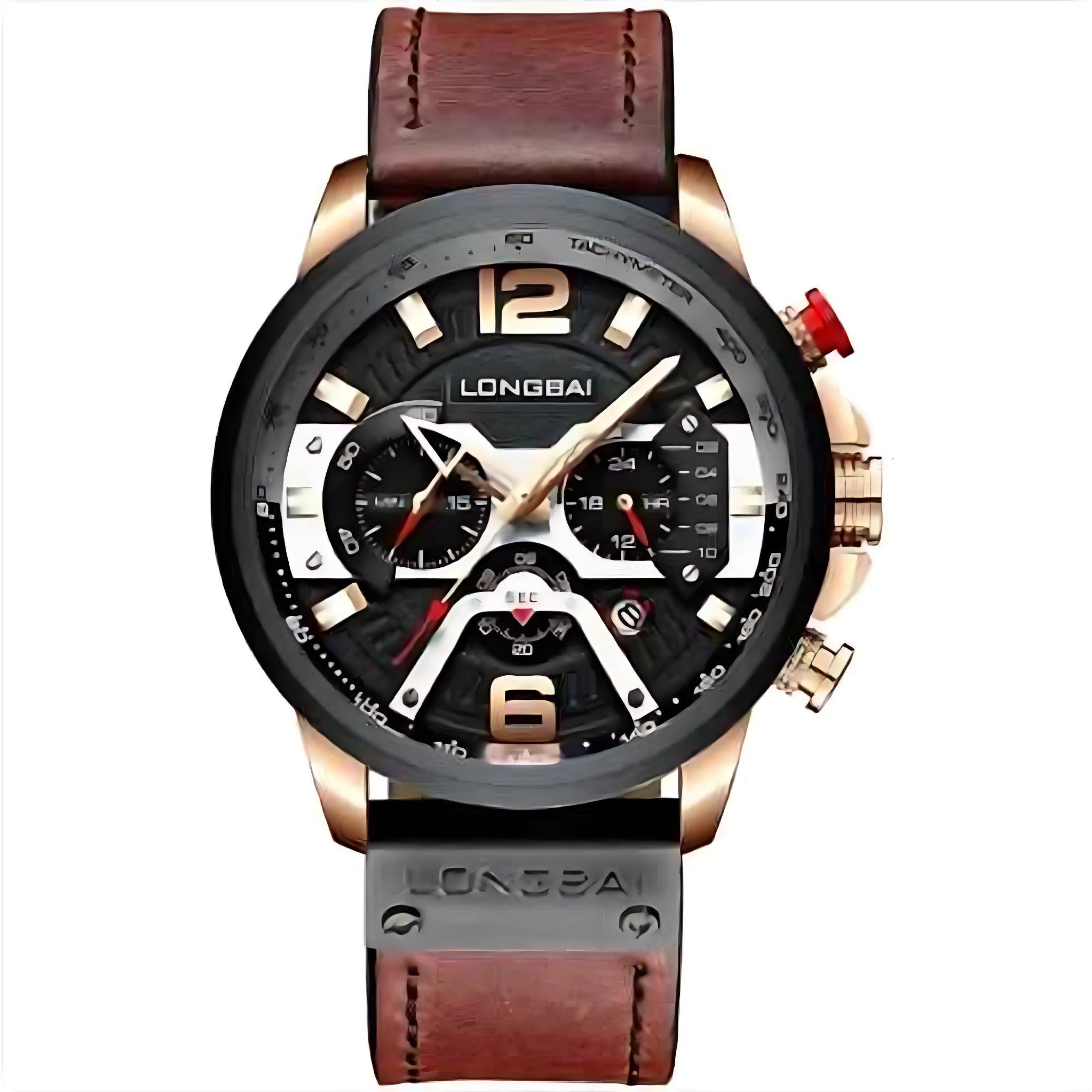 Luxury Multifunctional Waterproof Quartz Watch for Men – Sport & Classic Design by Wave & Hang