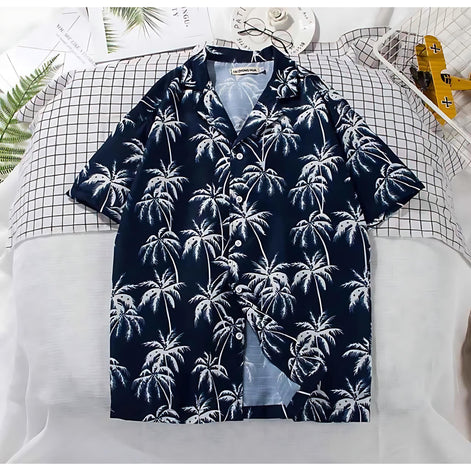 Men’s Floral Beach Shirt | Tropical Style for Summer Fun by Wave & Hang