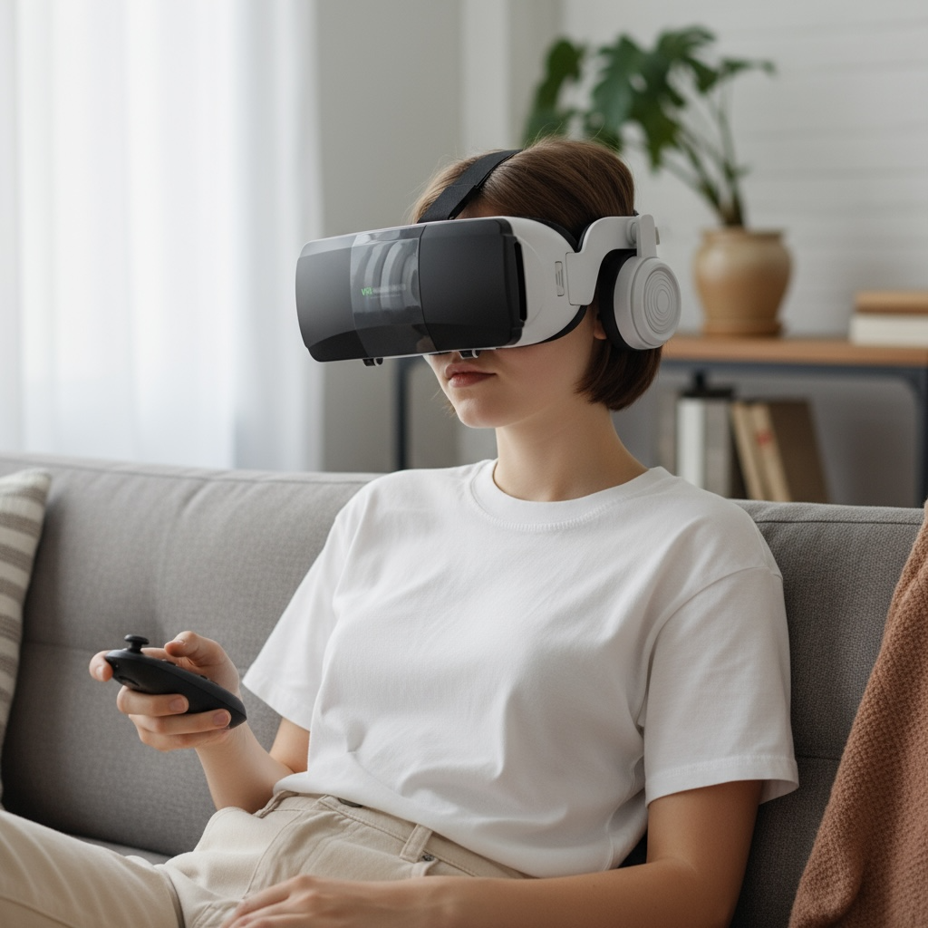 3D VR Smart Glasses – Immersive Reality for iPhone & Android by Wave & Hang