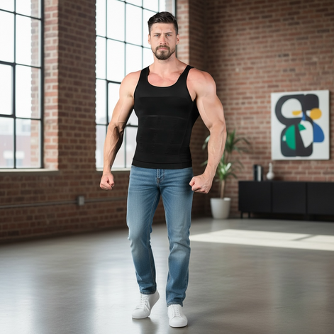Slimming Compression Vest for Men | Define Your Shape - Comfort Fit