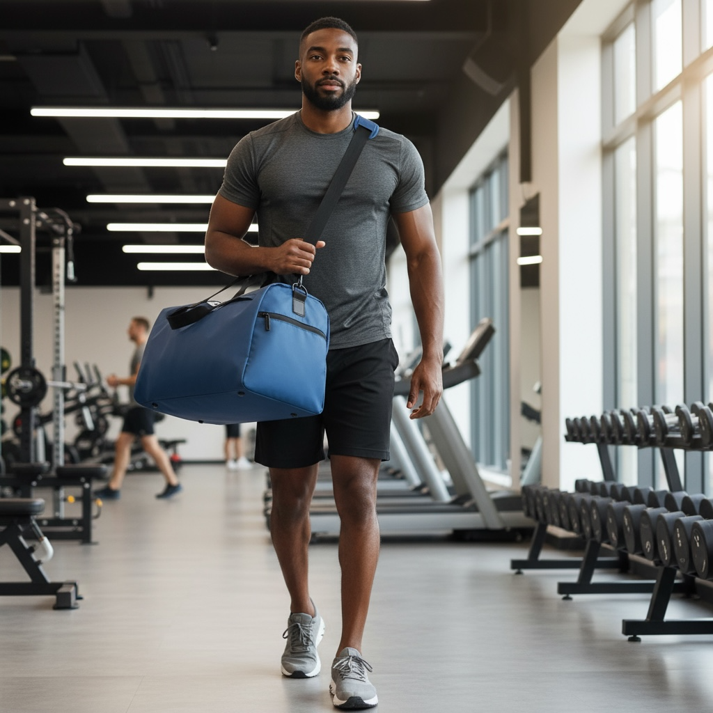 Waterproof Sports Gym Bag With Wet Pocket And Shoe Compartment Large Capacity Travel Duffle by Wave & Hang