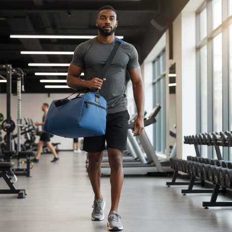 Waterproof Sports Gym Bag With Wet Pocket And Shoe Compartment Large Capacity Travel Duffle by Wave & Hang