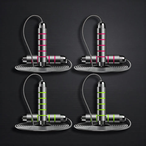 ZCKWENDA Adjustable Jump Rope Set – Boost Cardio & Endurance! by Wave & Hang