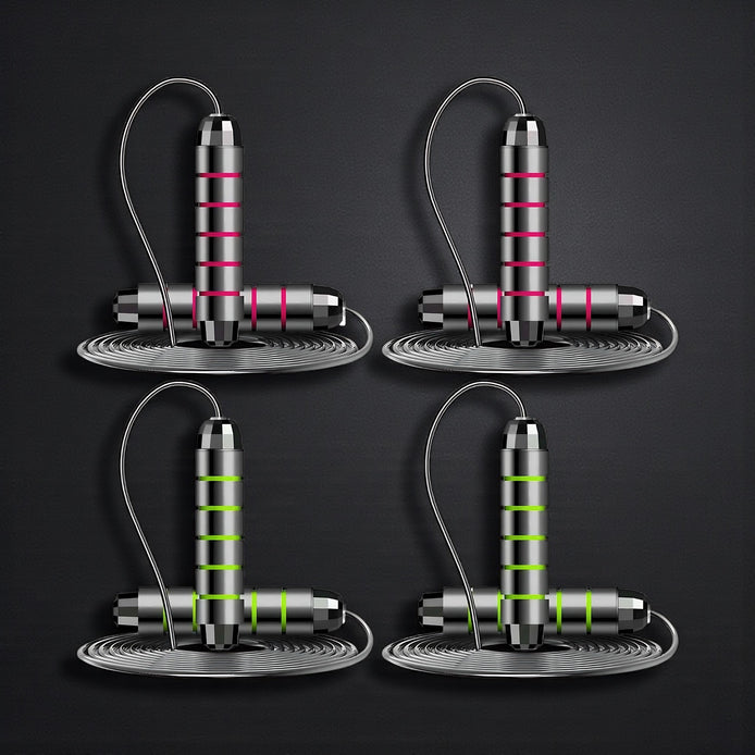 ZCKWENDA Adjustable Jump Rope Set – Boost Cardio & Endurance! by Wave & Hang