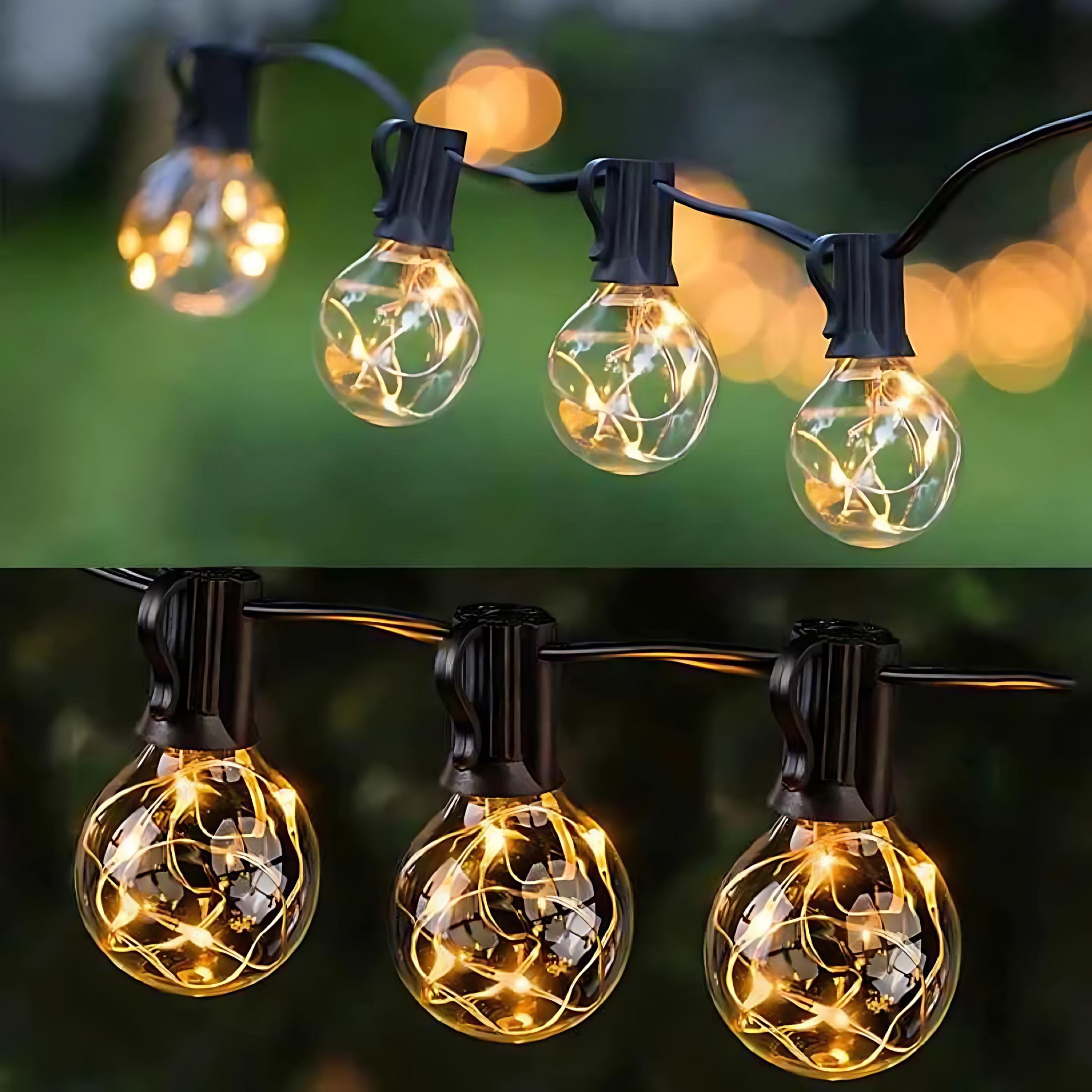 All-Weather Waterproof String Lights – Durable LED Decor for Patios by Wave & Hang