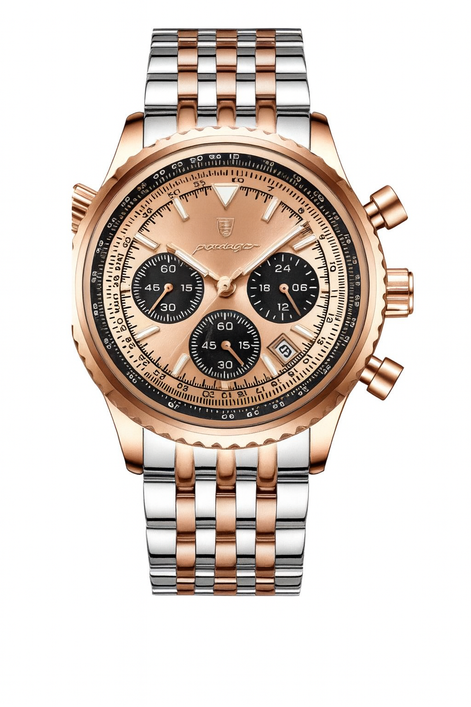Luxury Waterproof Luminous Chronograph Watch for Men – Multi-Functional Sports & Business Design
