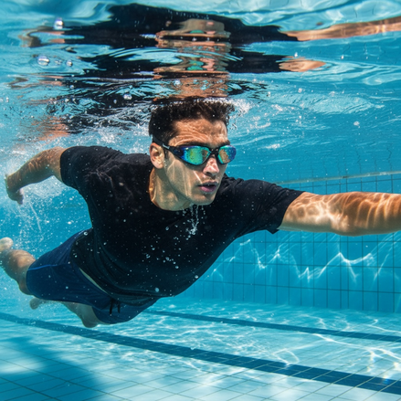 Aouloves Swim Goggles: Anti-Fog, No Leak, Clear Vision for All by Wave & Hang