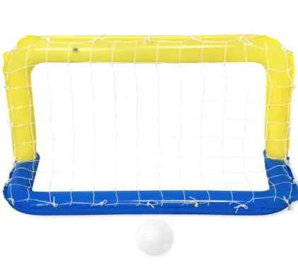 Inflatable Pool Float Game Set – Floating Volleyball & Basketball Swim Set for Kids and Adults | Summer Water Sports Toy