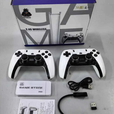 M15 Wireless TV Game Console – 10,000+ Retro Games, Dual Wireless Controllers & HDMI Plug & Play