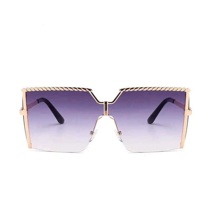 Trendy Frameless Sunglasses | UV400 Ocean Lens Fashion Shades