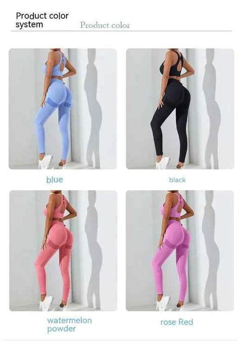Women’s High-Waist Yoga Pants – Hip Lift, Tummy Control & Stretch