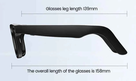 AI Tech Smart Glasses - HD Video Recording & Touch Controls