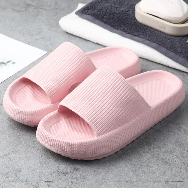 CloudStep™ Platform Beach Slippers – Cushioned Comfort for Summer