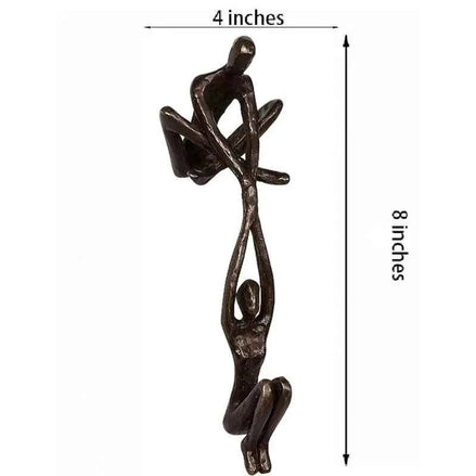 Dancing Couple Figurine – Romantic Resin Sculpture for Home Decor