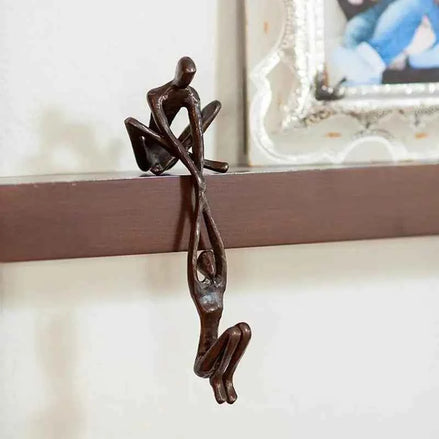 Dancing Couple Figurine – Romantic Resin Sculpture for Home Decor