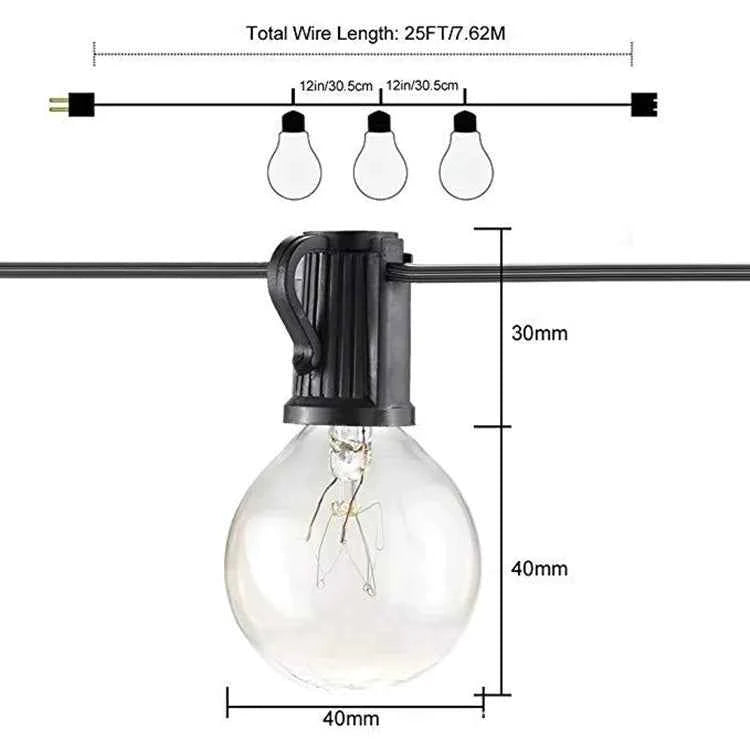 All-Weather Waterproof String Lights – Durable LED Patio & Garden Lights
