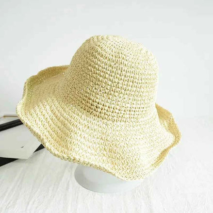 Versatile Foldable Straw Sun Hat for Women | Summer Beach UV Protection Hat
