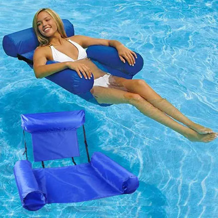 Outdoor Garden Lounger Rocking Chair & Floating Sun Bed – Premium Pool & Patio Recliner