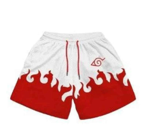 Anime Print Men’s Beach Shorts – Bold Summer Swimwear