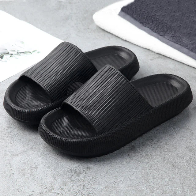 CloudStep™ Platform Beach Slippers – Cushioned Comfort for Summer
