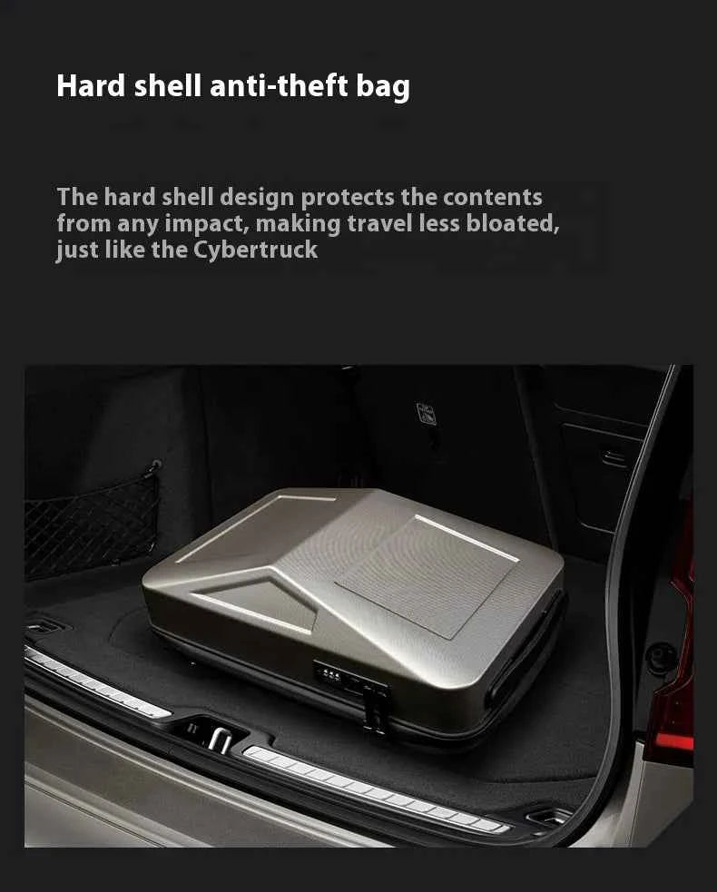 Cyber Laptop Backpack – Anti-Theft, Hard Shell, USB Charging, 14-Inch Travel Bag