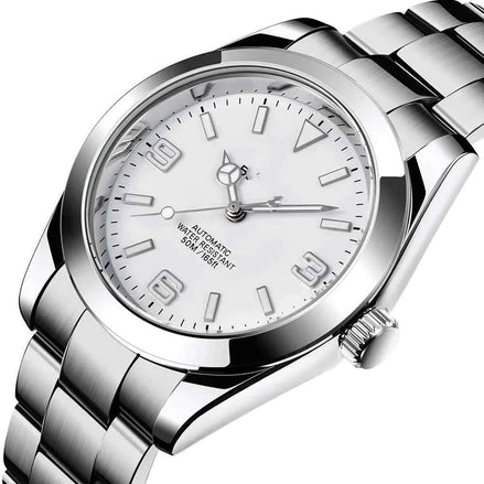 Men’s Automatic Mechanical Watch – Stainless Steel, Waterproof, Self-Winding