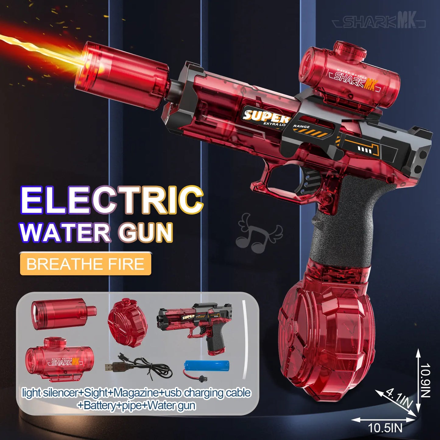 ❄️ Ice Rat Electric Water Gun – High-Speed Automatic Blaster