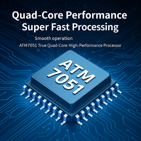 DREAMHAX X7 Plus Handheld Retro Game Console With 10,000 Games Dual Player HDMI 4.3 Inch Red Blue by Wave & Hang